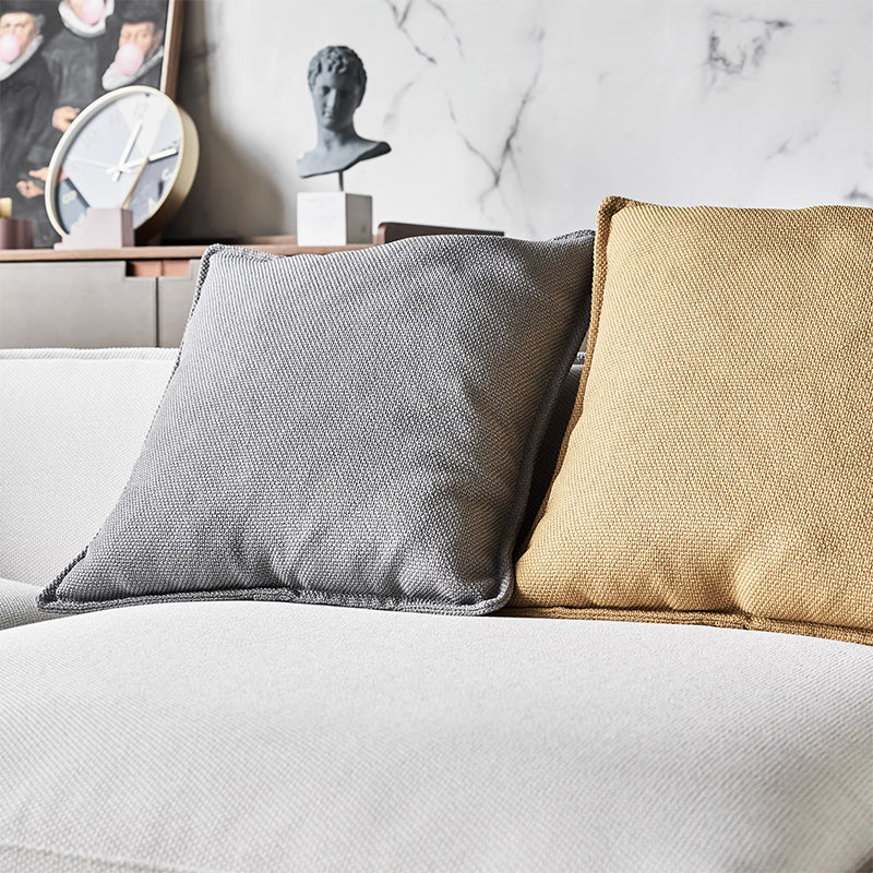 Serene Beige Fabric Sectional-Beige