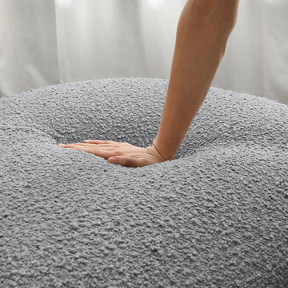 Wabi Sabi White Crescent Bay Sofa-Gray