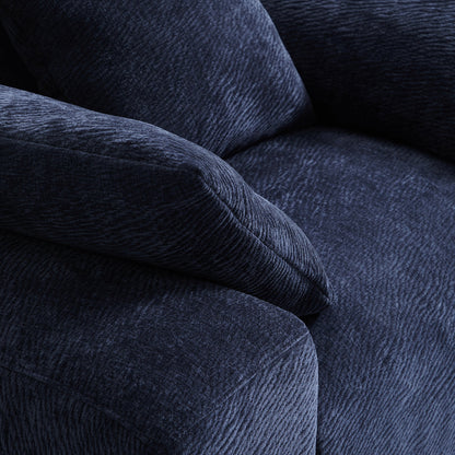 The Empress Navy Blue Armchair-Navy Blue