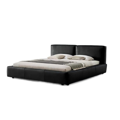 Pudding Leather Bed-Black