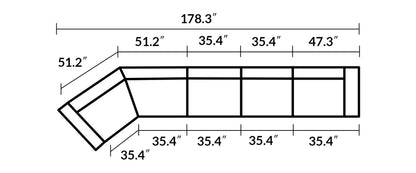 Domus Curved Sofa