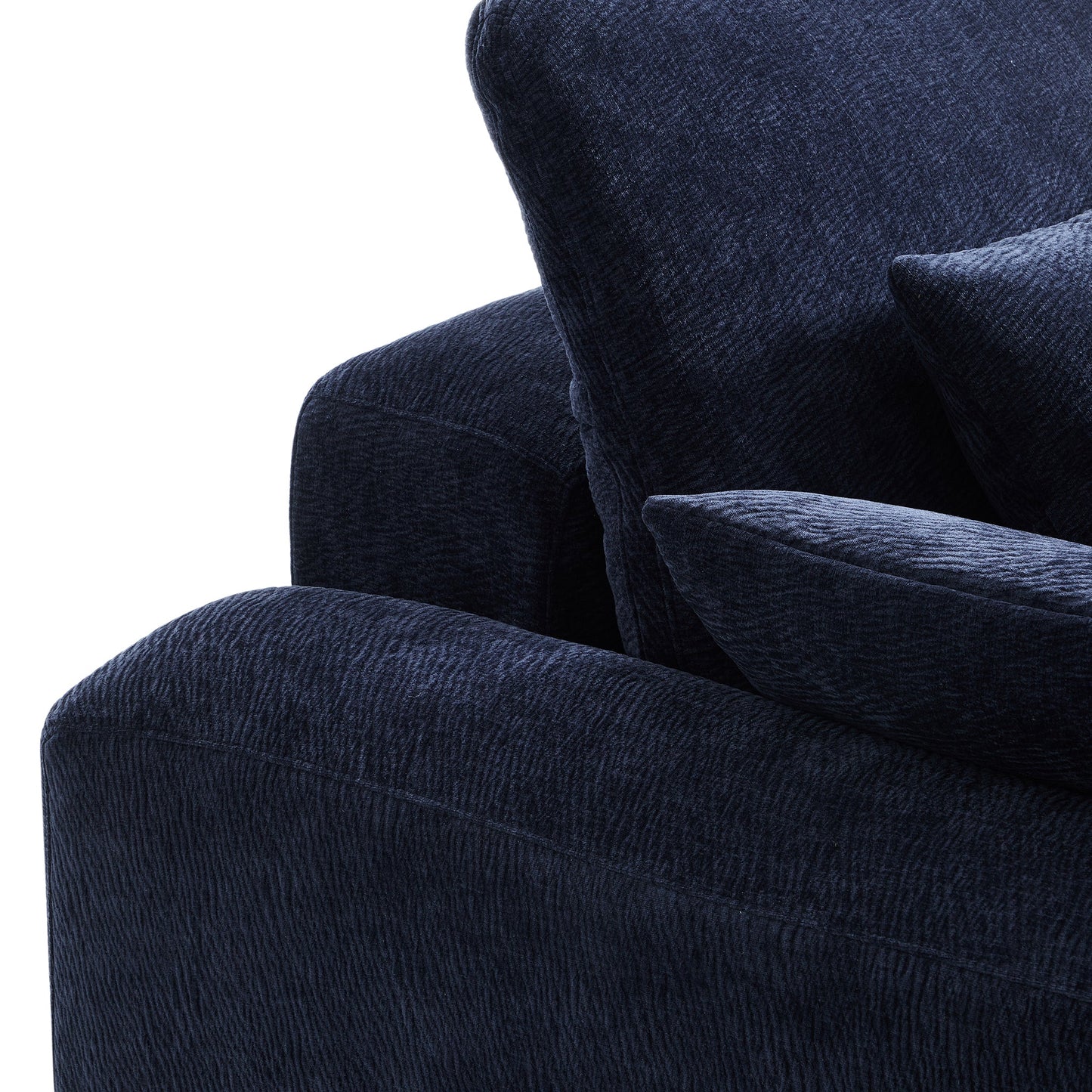 The Empress Navy Blue Armchair-Navy Blue