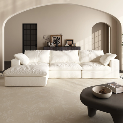 Lunna Modular Sofa and Ottomanwhite / 120 inch sofa & ottoman