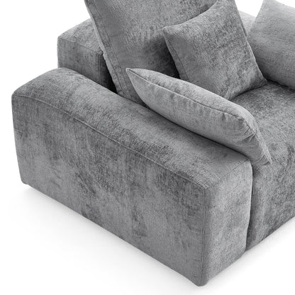 The Empress Camel Armchair-Gray