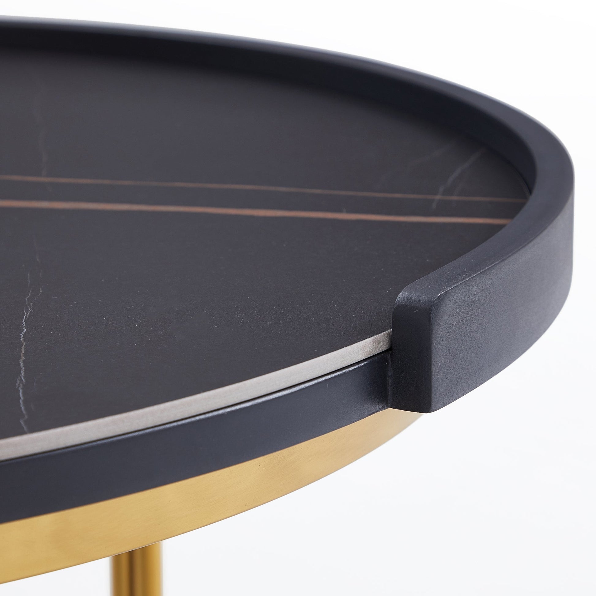 Noble Gilded Coffee Table Set-30.3″ & 25.6″