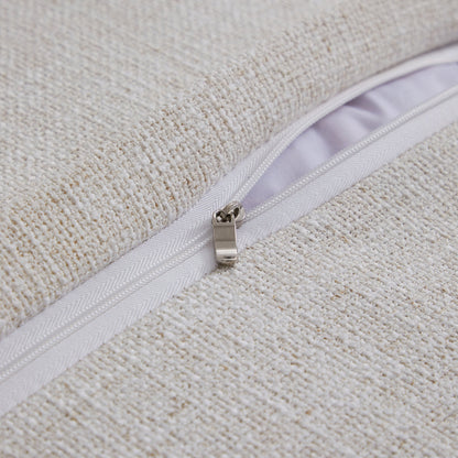Serrat Beige Performance Fabric Sofa-Beige
