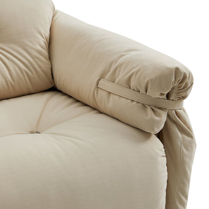 Butter Tufted Sofa-Khaki