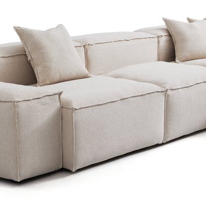 Freedom Modular Khaki Corner Sectional Sofa-Khaki