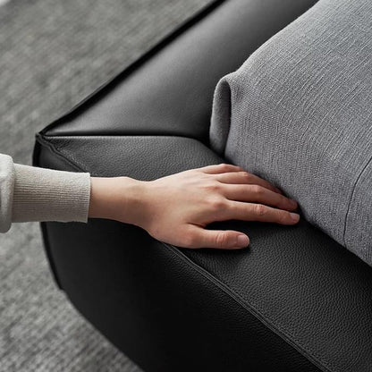 Pudding Leather Bed-Black