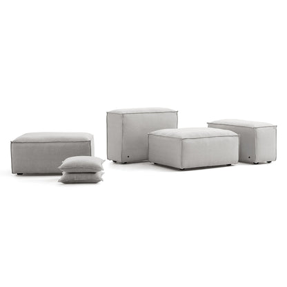Freedom Modular Gray Sofa-Gray