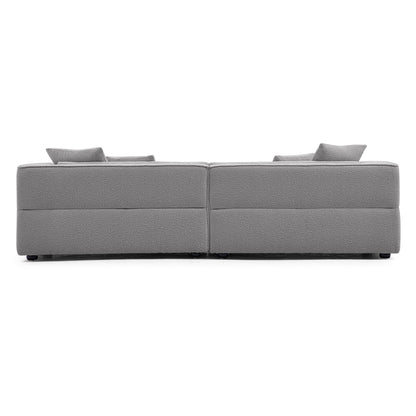 Nordic Modern Gray Sofa-Gray-4 Seater 103.1"