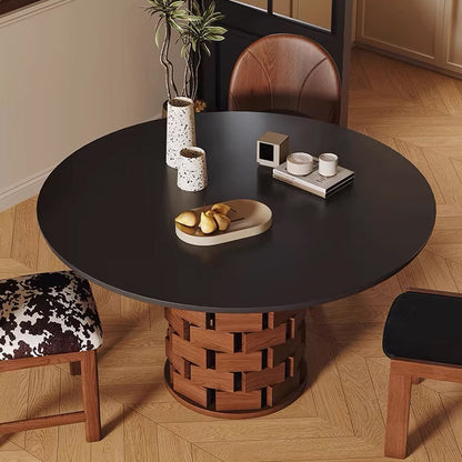 Grid Round Dining Table
