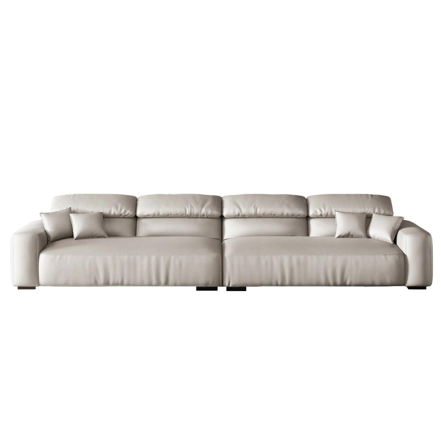 Chestnut Brown Leather Sofa