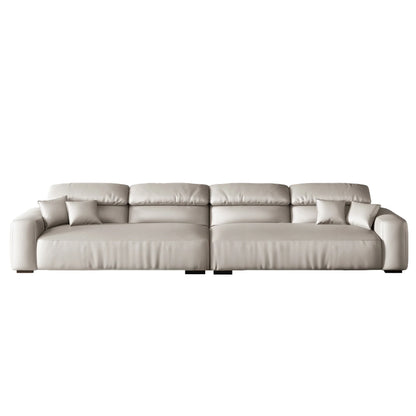Chestnut Brown Leather Sofa