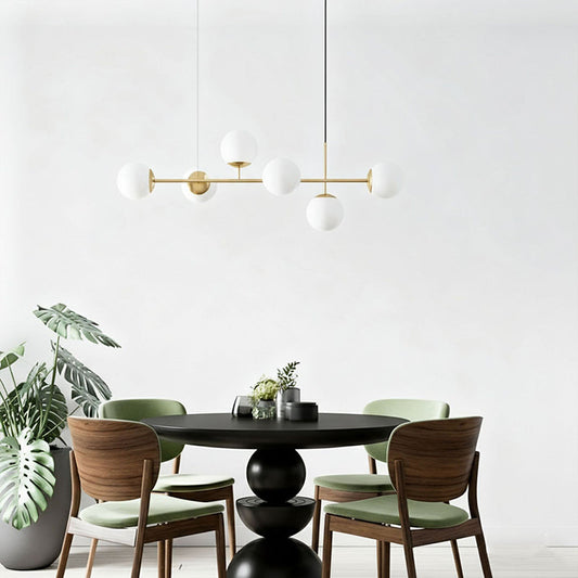 Modern Minimalist Fiberglass Round Dining Table For 4/8 Seats