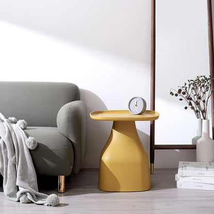 Modern Minimalist Square PP Coffee Table 1-Tier For Living Room