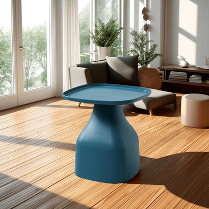 Modern Minimalist Square PP Coffee Table 1-Tier For Living Room