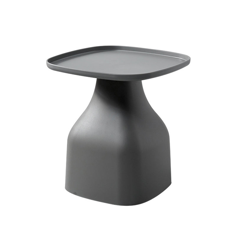 Modern Minimalist Square PP Coffee Table 1-Tier For Living Room