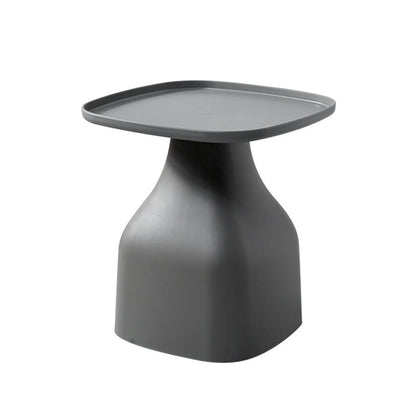 Modern Minimalist Square PP Coffee Table 1-Tier For Living Room