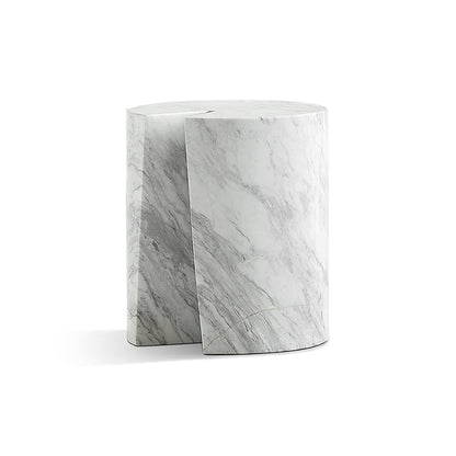 Seraphic Marble Round Side Table-hidden