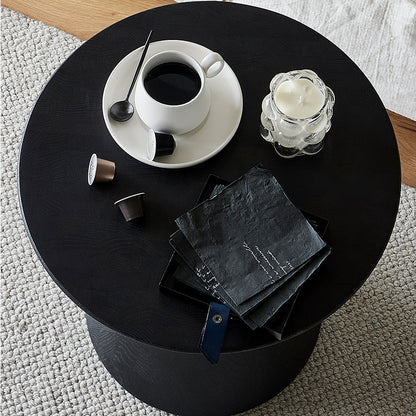 Raven Cone Shaped Oak Side Table