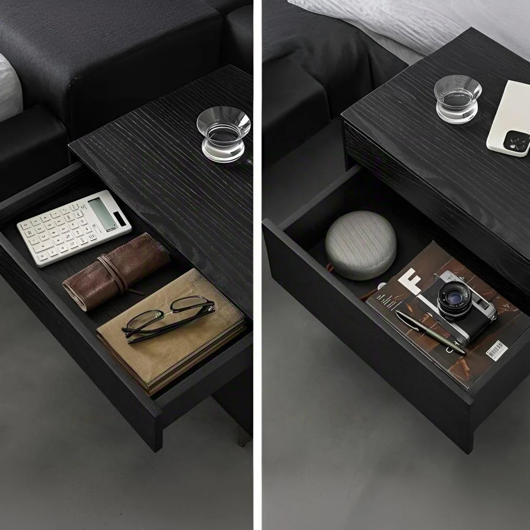 Timber Trio Wood Nightstand