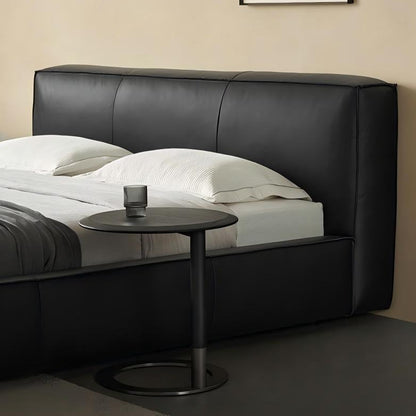 Cinnamon Leather Bed-Black