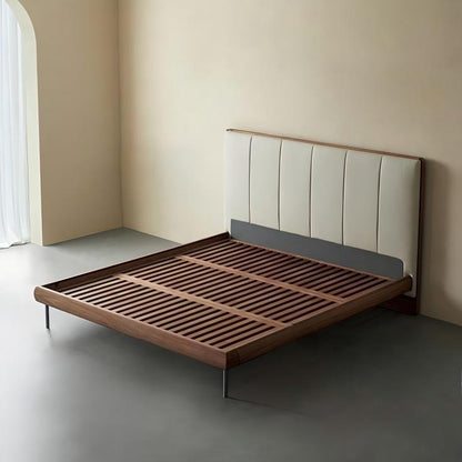 Muffin Edge Leather Bed-Brown