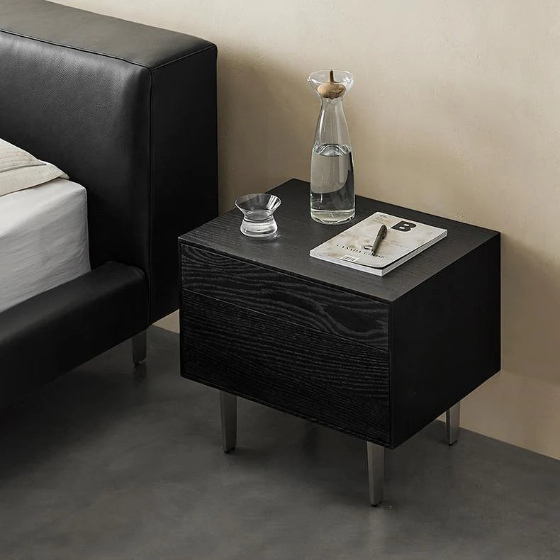 Timber Trio Wood Nightstand