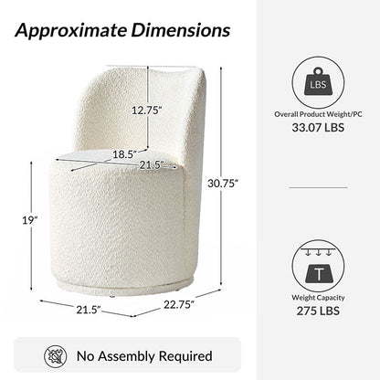 Fully Upholstered Modern Dining Chair