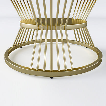 Eden Common Modern Round Nesting 2 Tier Coffee Table