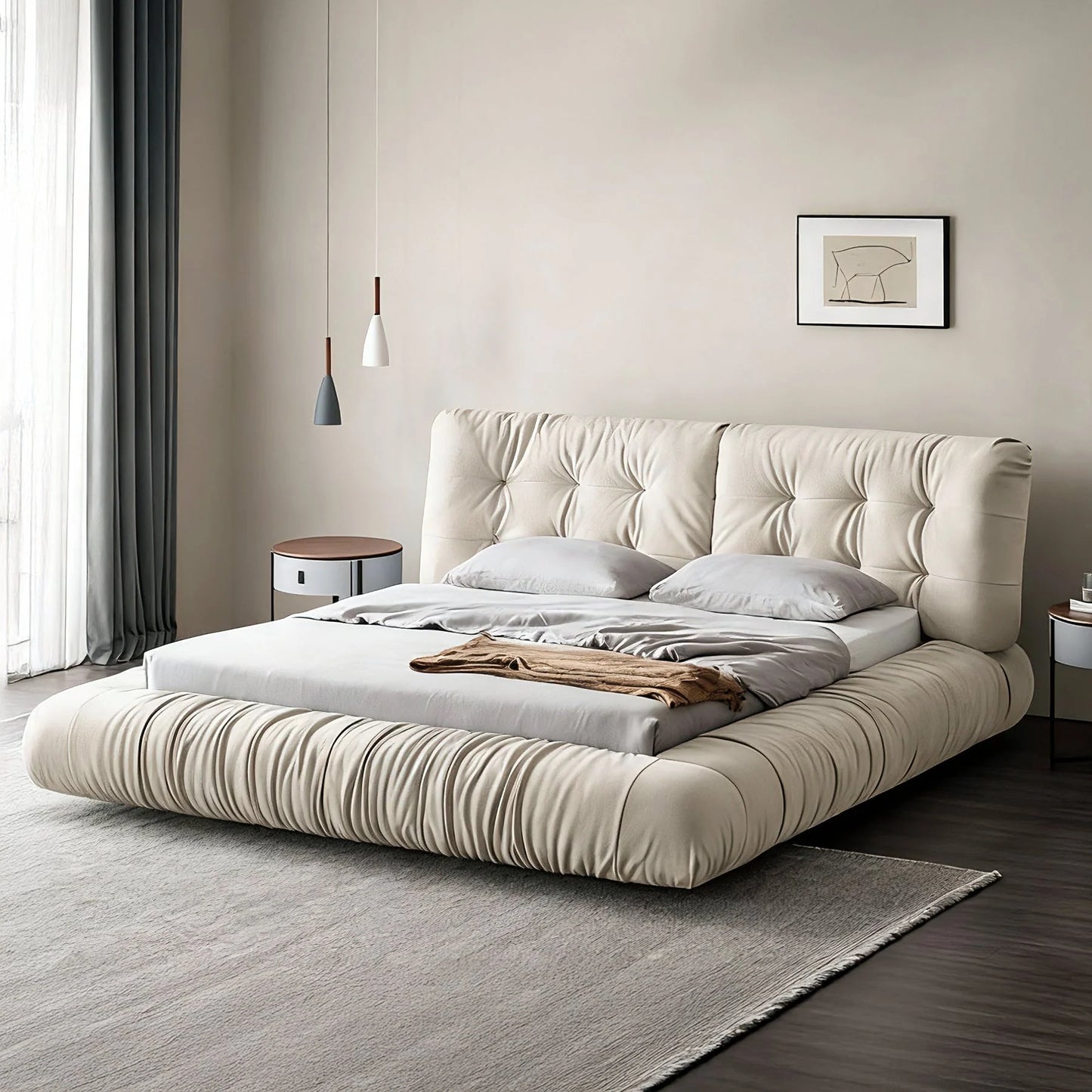 Almond Cloud Bed