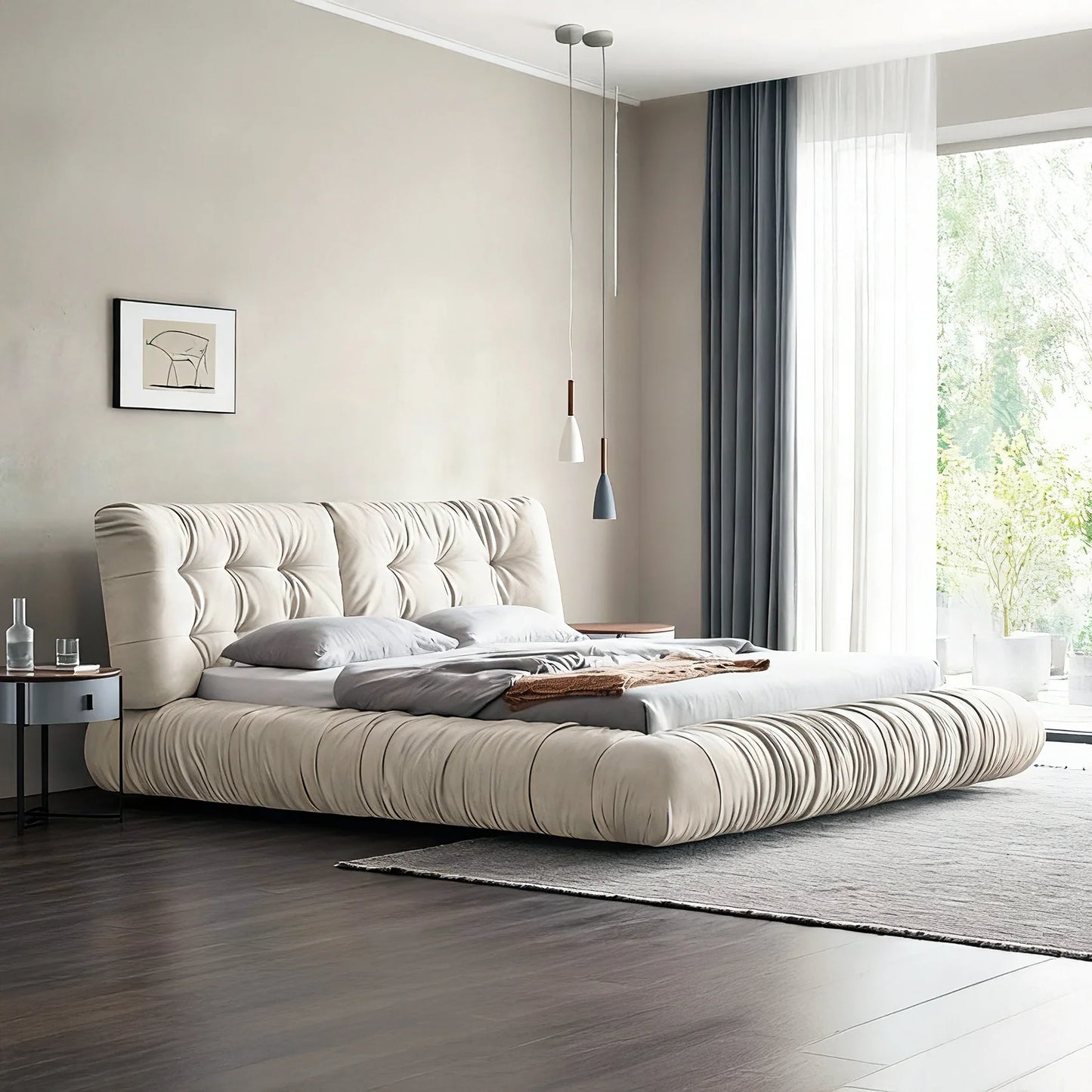 Almond Cloud Bed