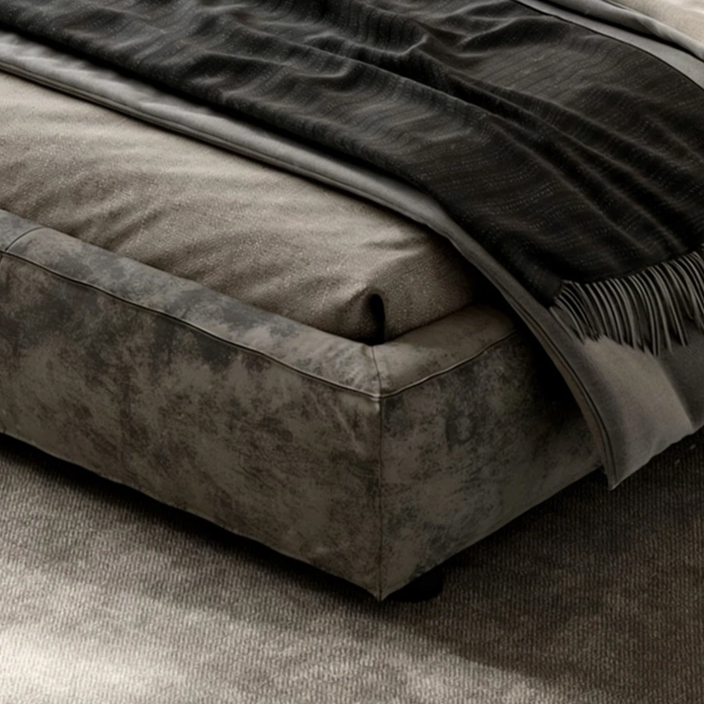 Belo Upholstered Elephant Ear Bed