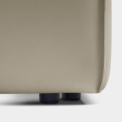 Pudding Leather Bed-Beige