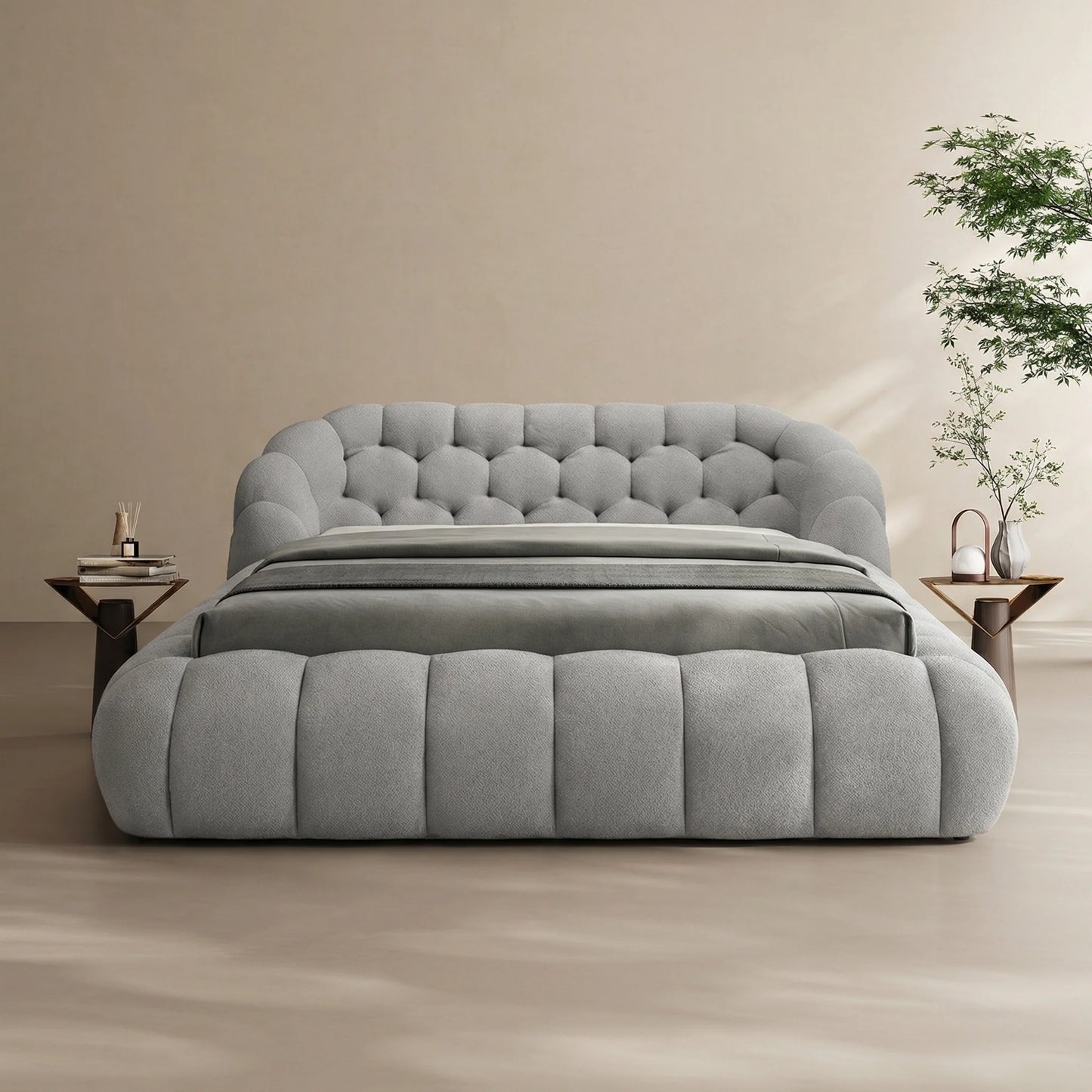 Carlin Tufted Platform Bed
