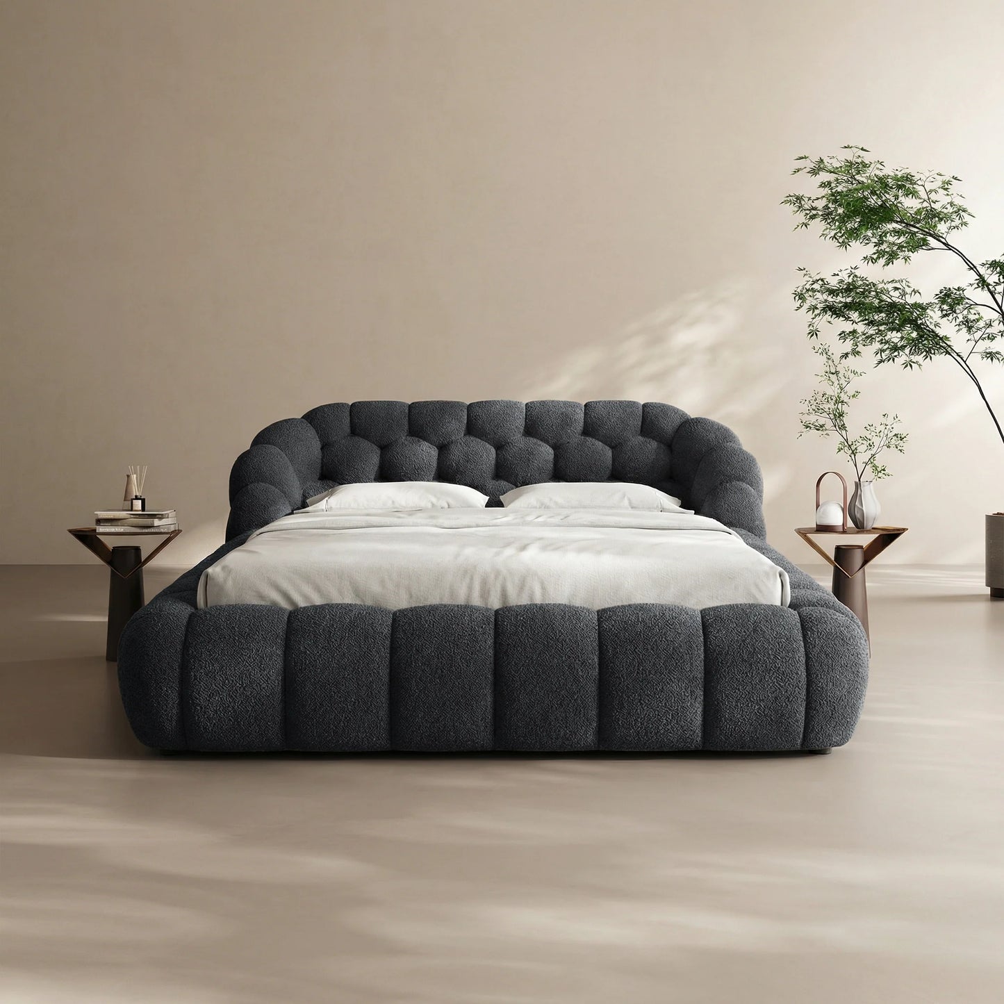Carlin Tufted Platform Bed