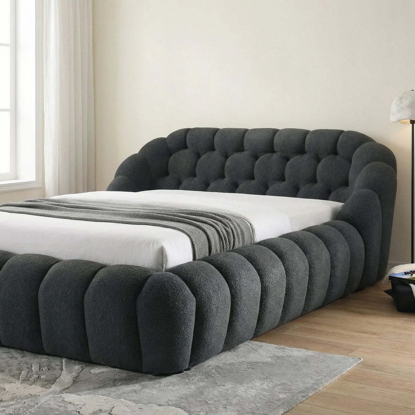 Carlin Tufted Platform Bed