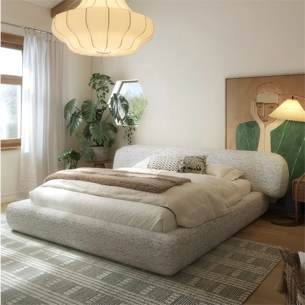 Chiffon Fabric Bed
