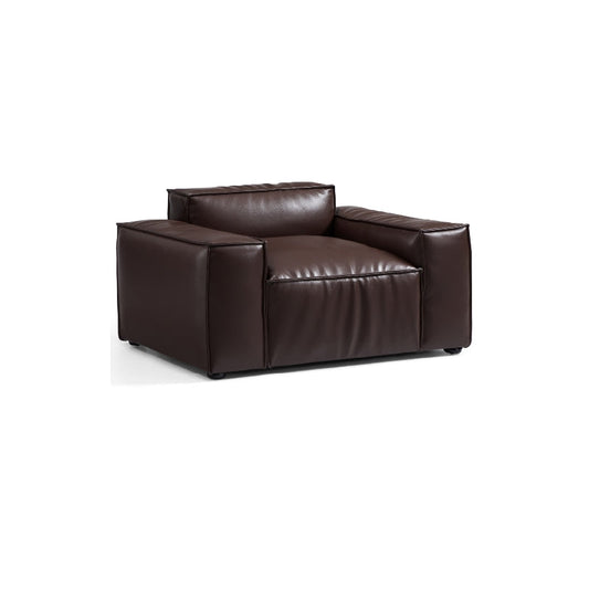 Fauteuil en cuir minimaliste de luxe