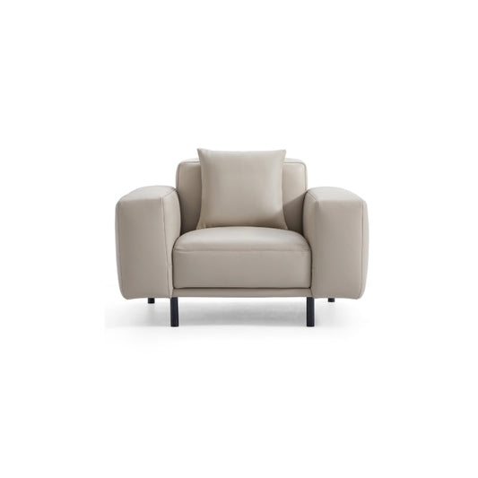 Fauteuil canapé en cuir noble