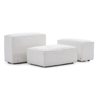 Freedom Modular White Accent Armchair-White