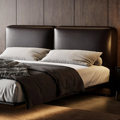 Domus Leather Floating Bed