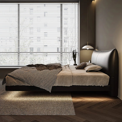 Isamari Leather Floating Bed