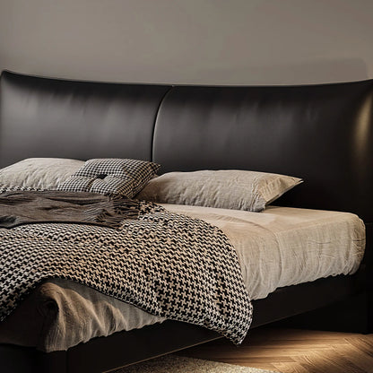 Isamari Leather Floating Bed