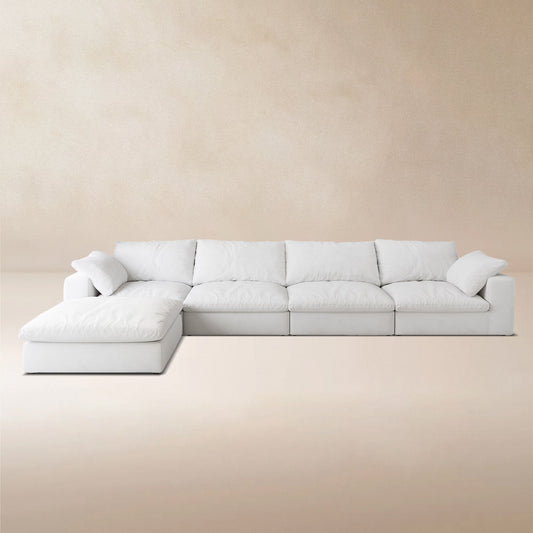 Lunna Modular Sofa and Ottomanwhite / 160 inch sofa & ottoman
