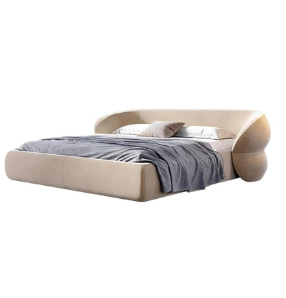 Oat Souffle Velvet Bed