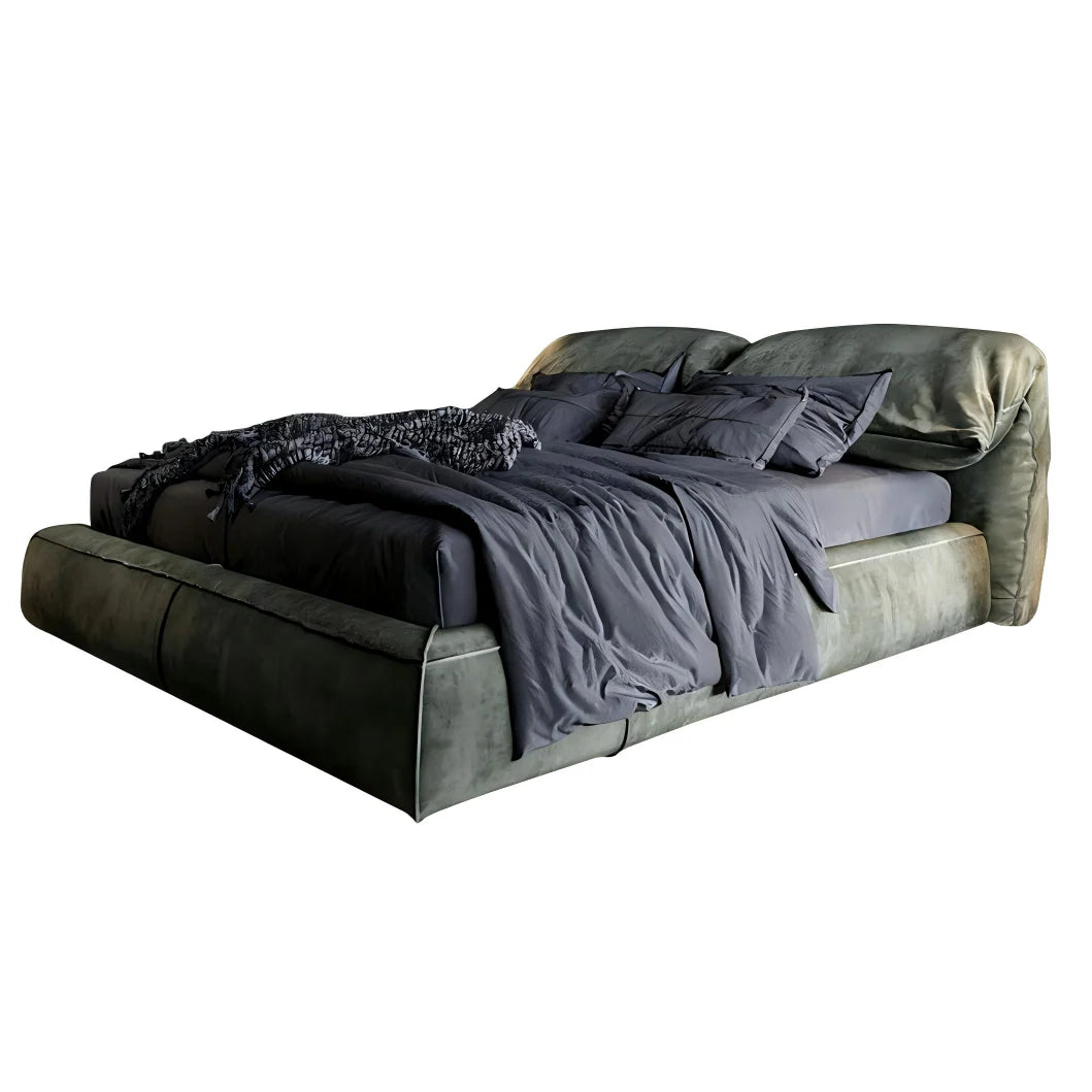 Pistachio Frosted Fabric Bed