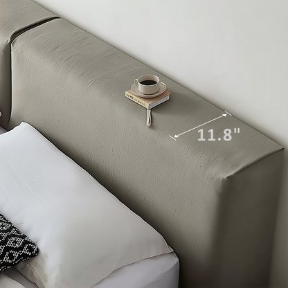 Donut Nap Fabric Bed-Gray